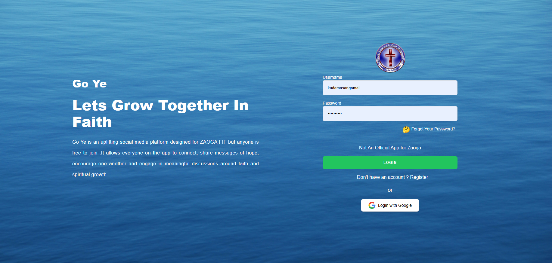 Sunset in the mountains